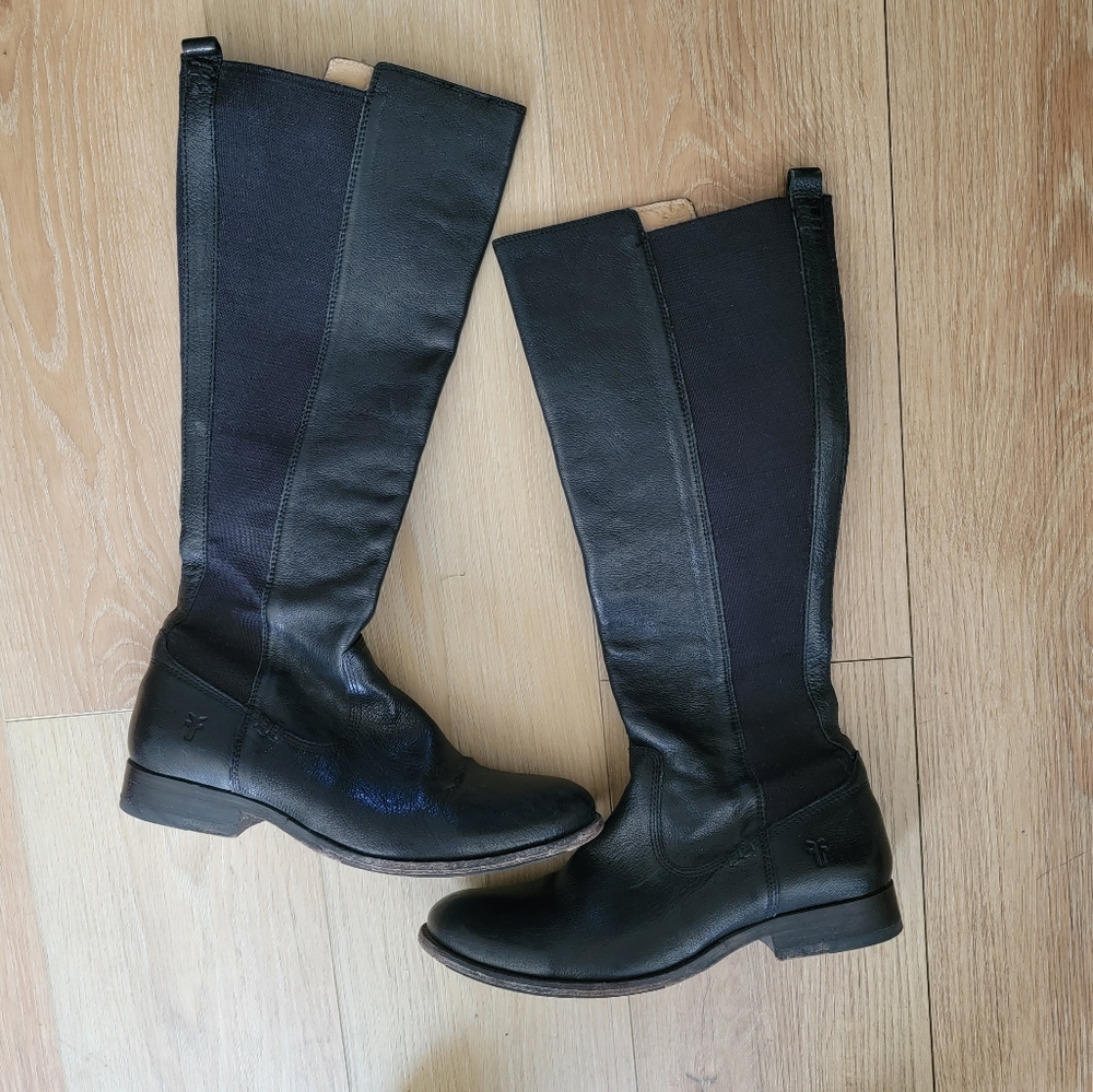 FRYE | Molly Gore Elastic Riding Boots 9